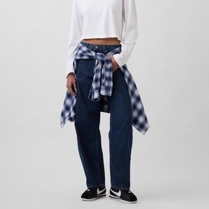 Gap High Rise Barrel Jeans